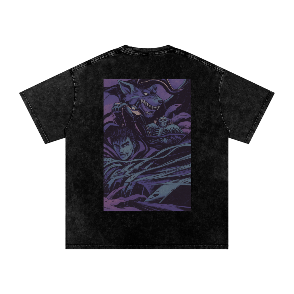 Ascend: Eclipseborn — Acid-Washed Oversized T-Shirt