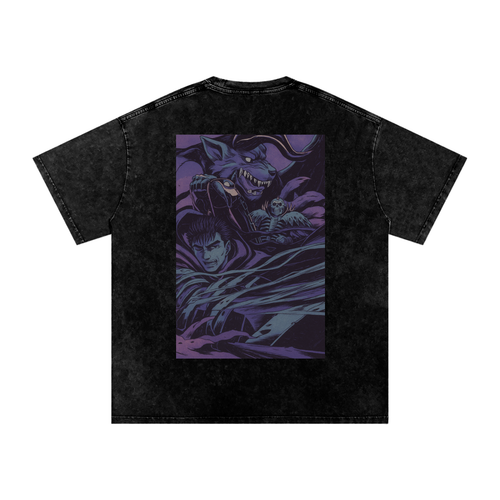 Ascend: Eclipseborn — Acid-Washed Oversized T-Shirt