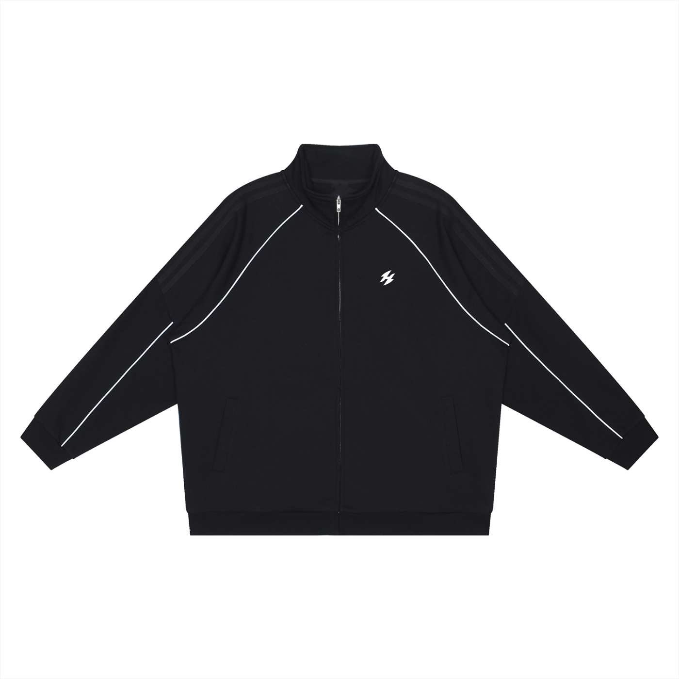 Honos Striped Sleeve Jacket