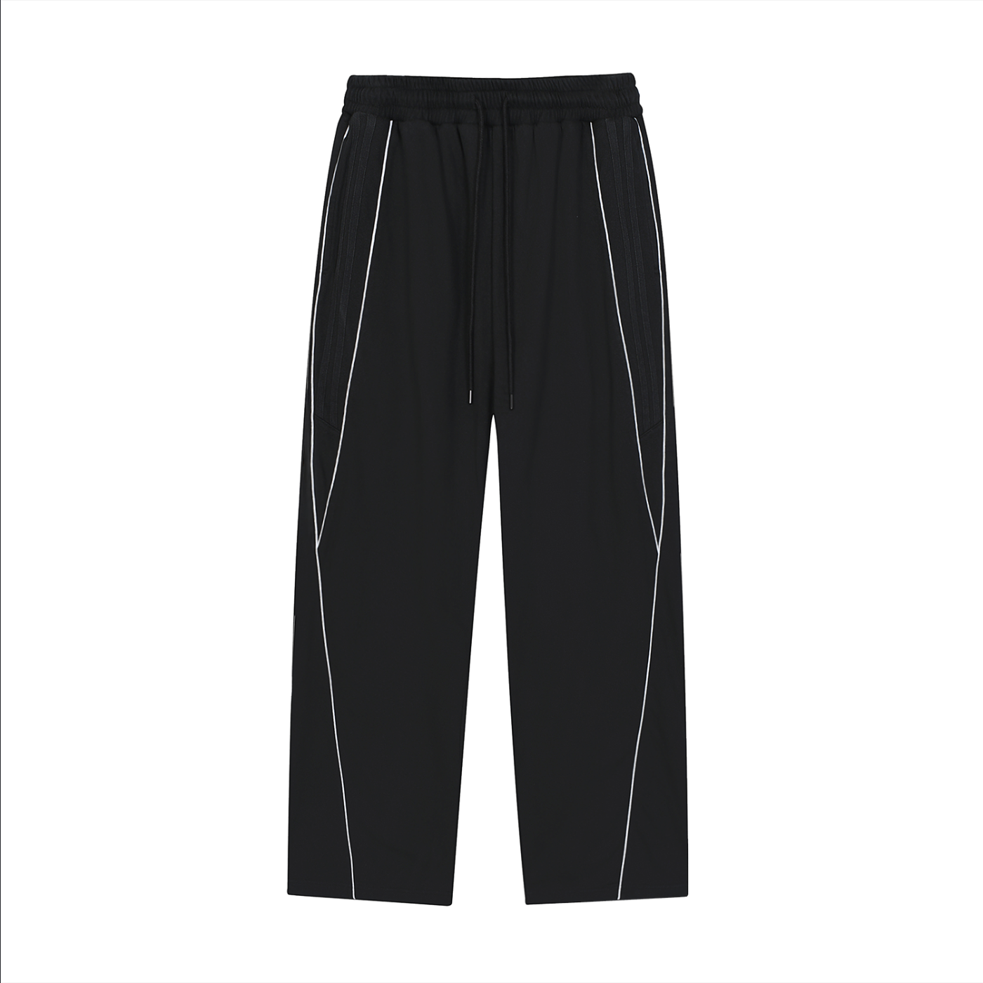 Honos Striped Straight-Leg Sweatpants